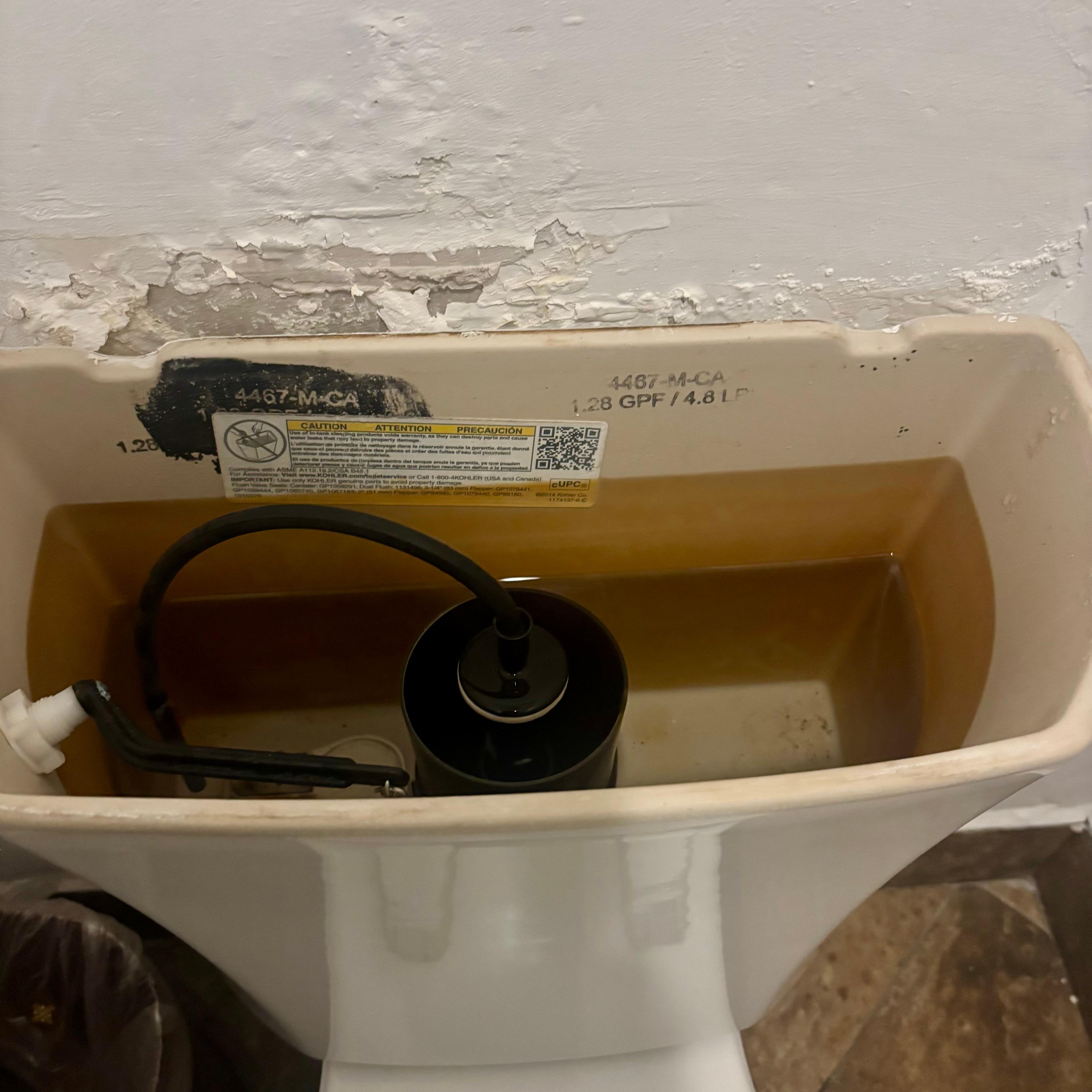 Broken toilet in our room