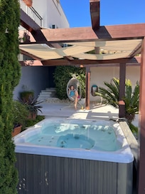 View from the balcony of the parentsâ bedroom, early morning