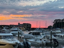 Sunset in Harbor Town