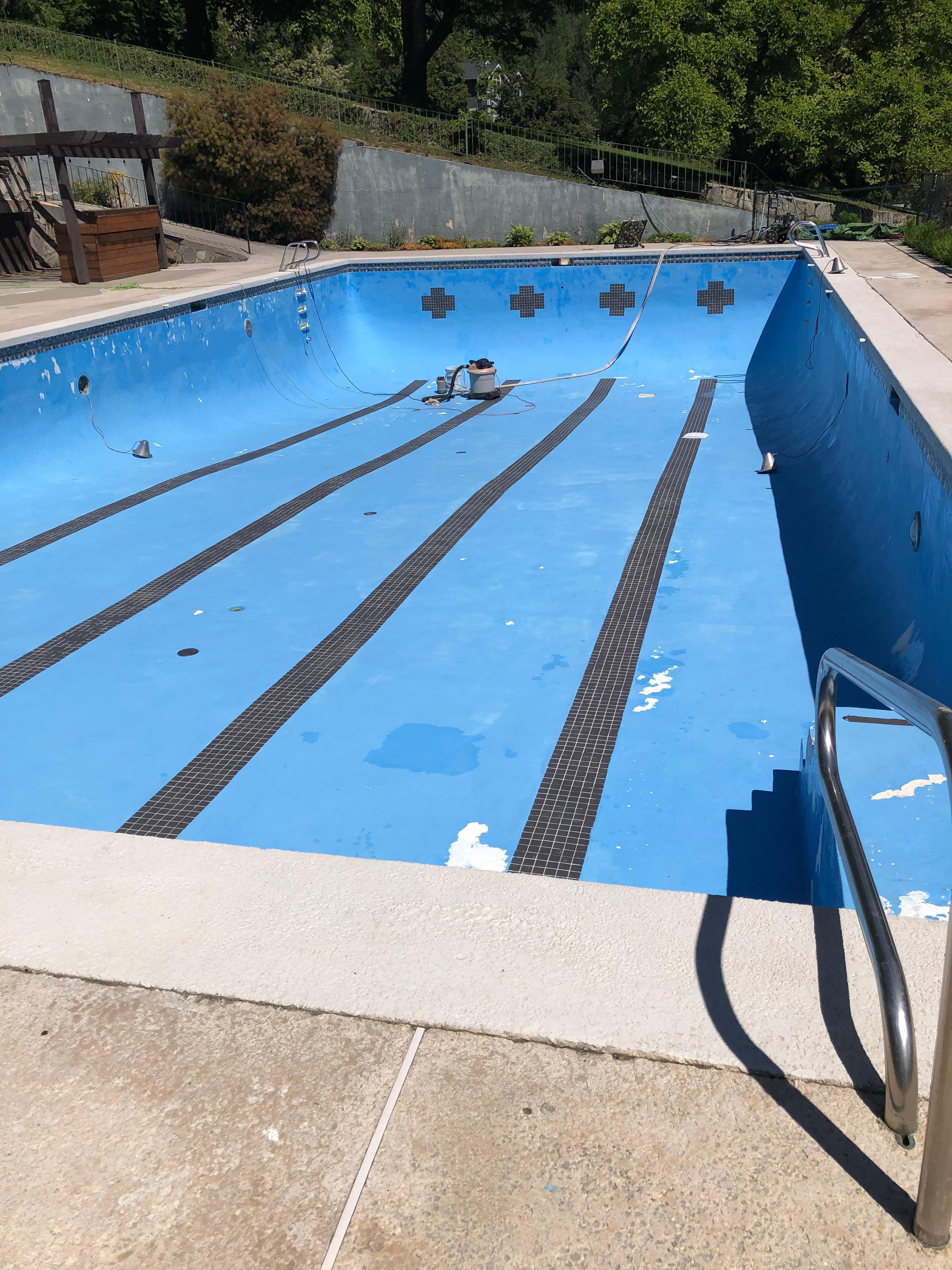 Empty pool