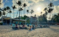 Sunset in front of Playa Turquesa
