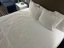 Faint yellow stains