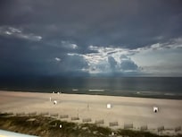 On our balcony