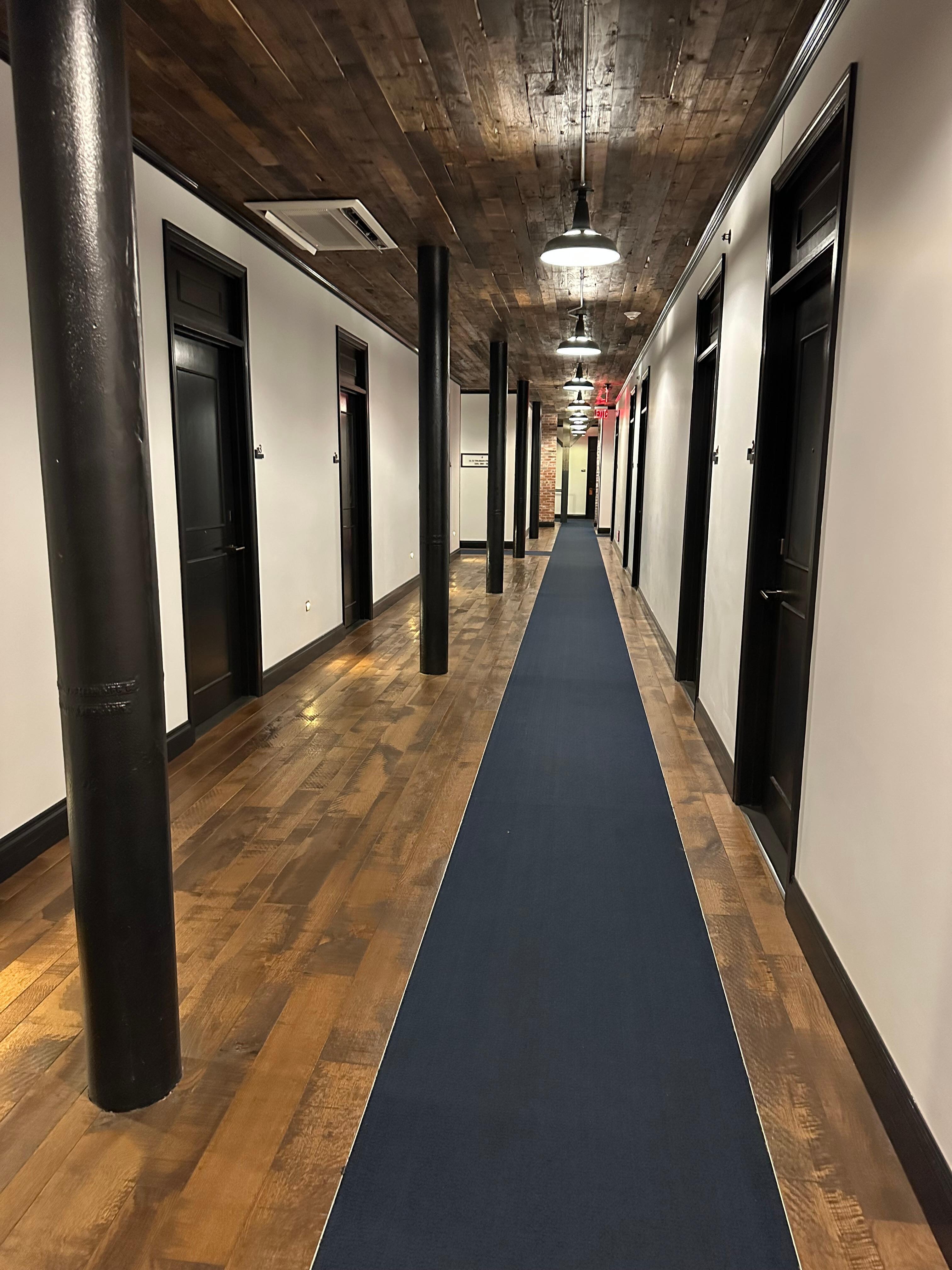 The hallways