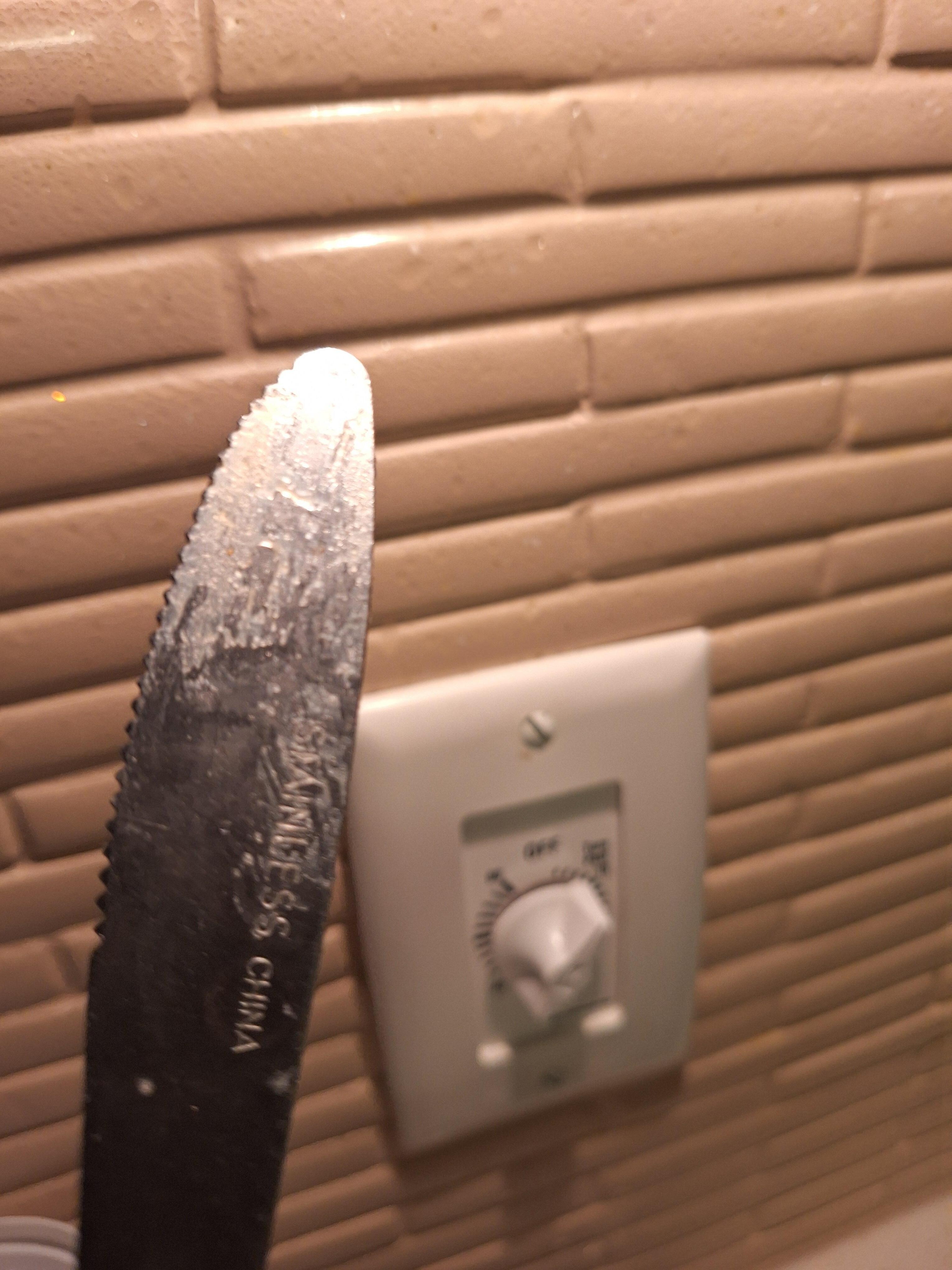 filthy knife