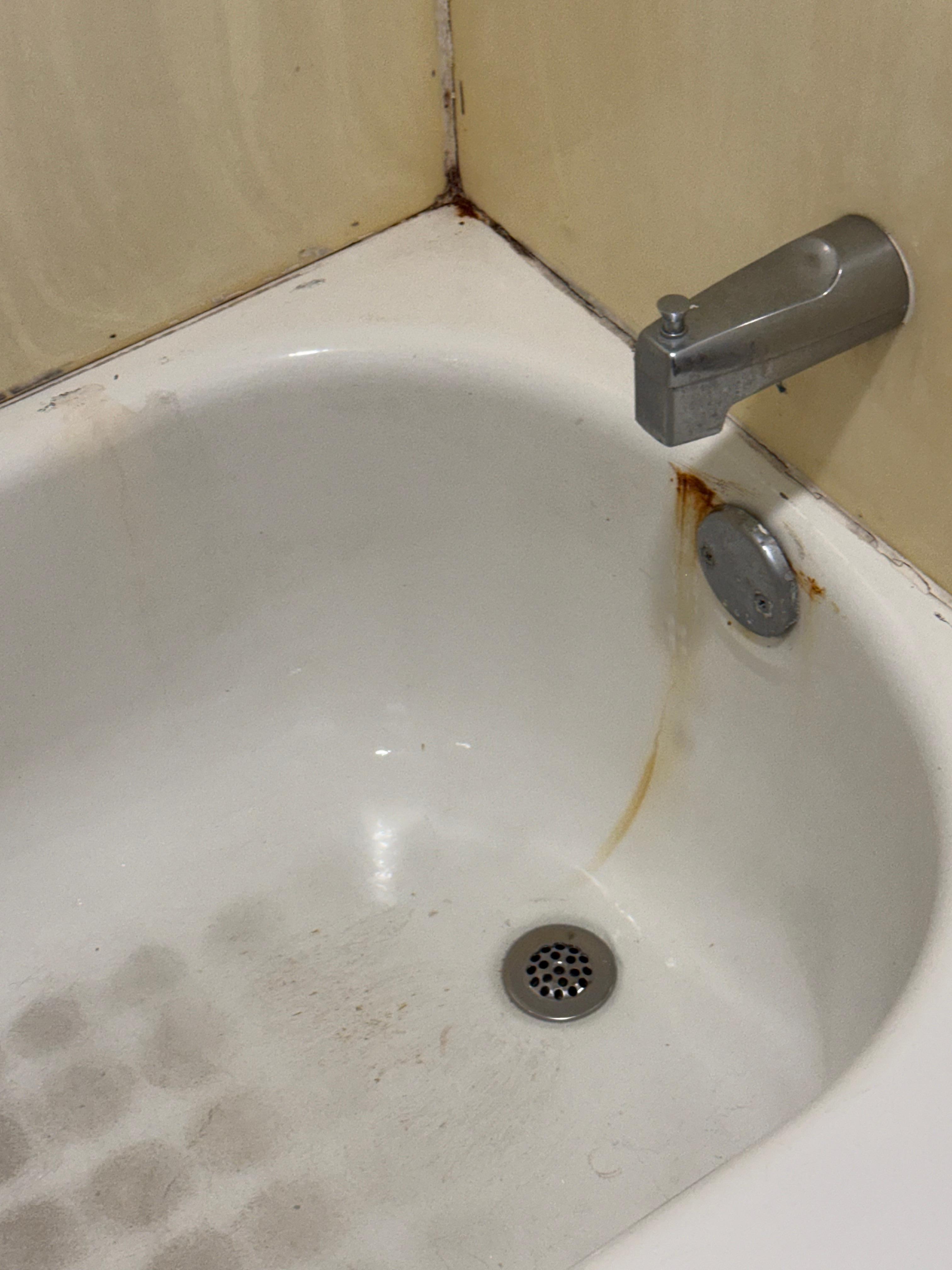 More mold, rust, dirt and a faucet that dribbled all night long.