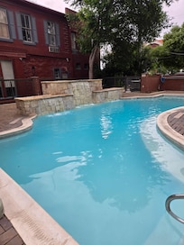 Pool on property