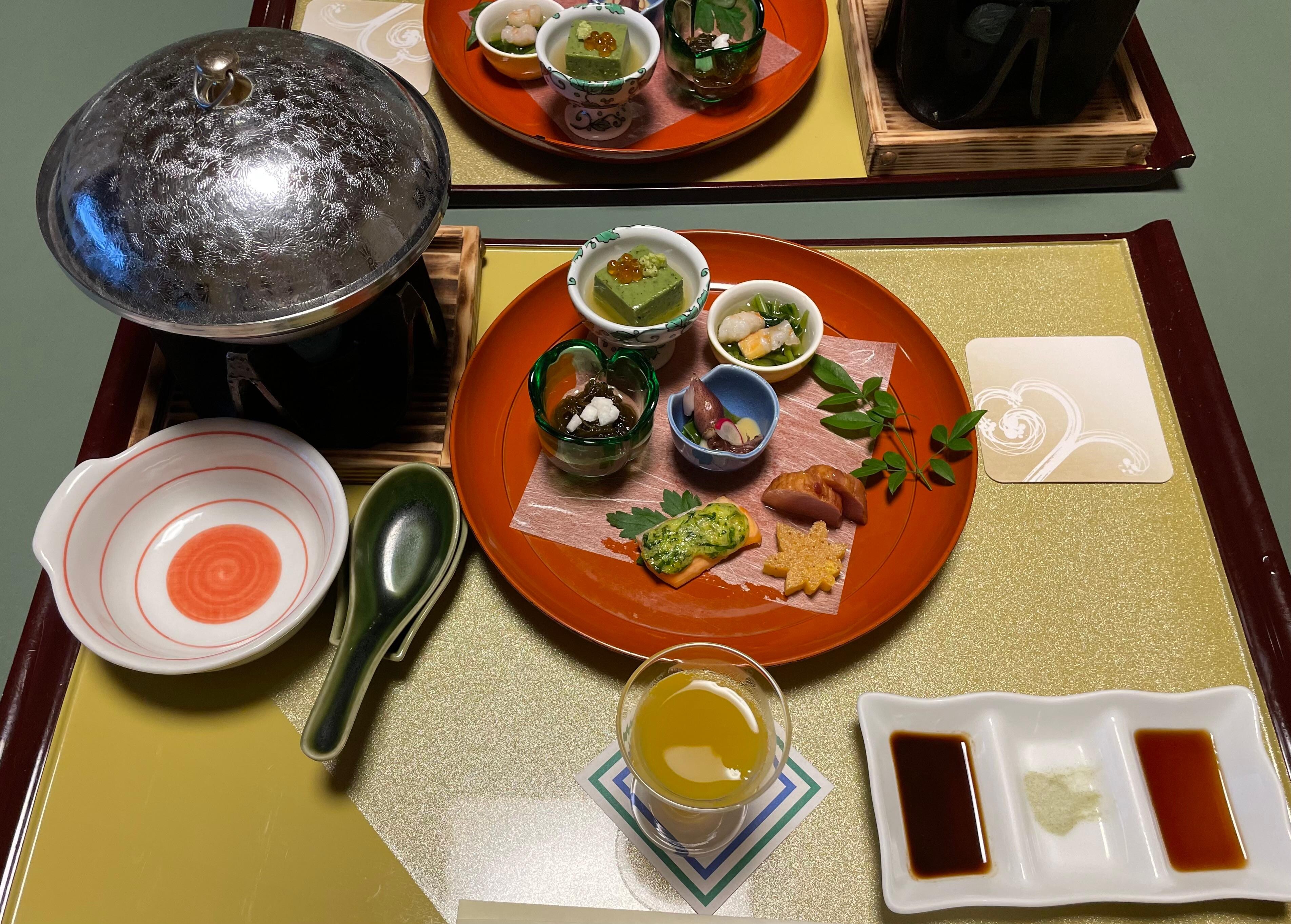 夕食、旬菜