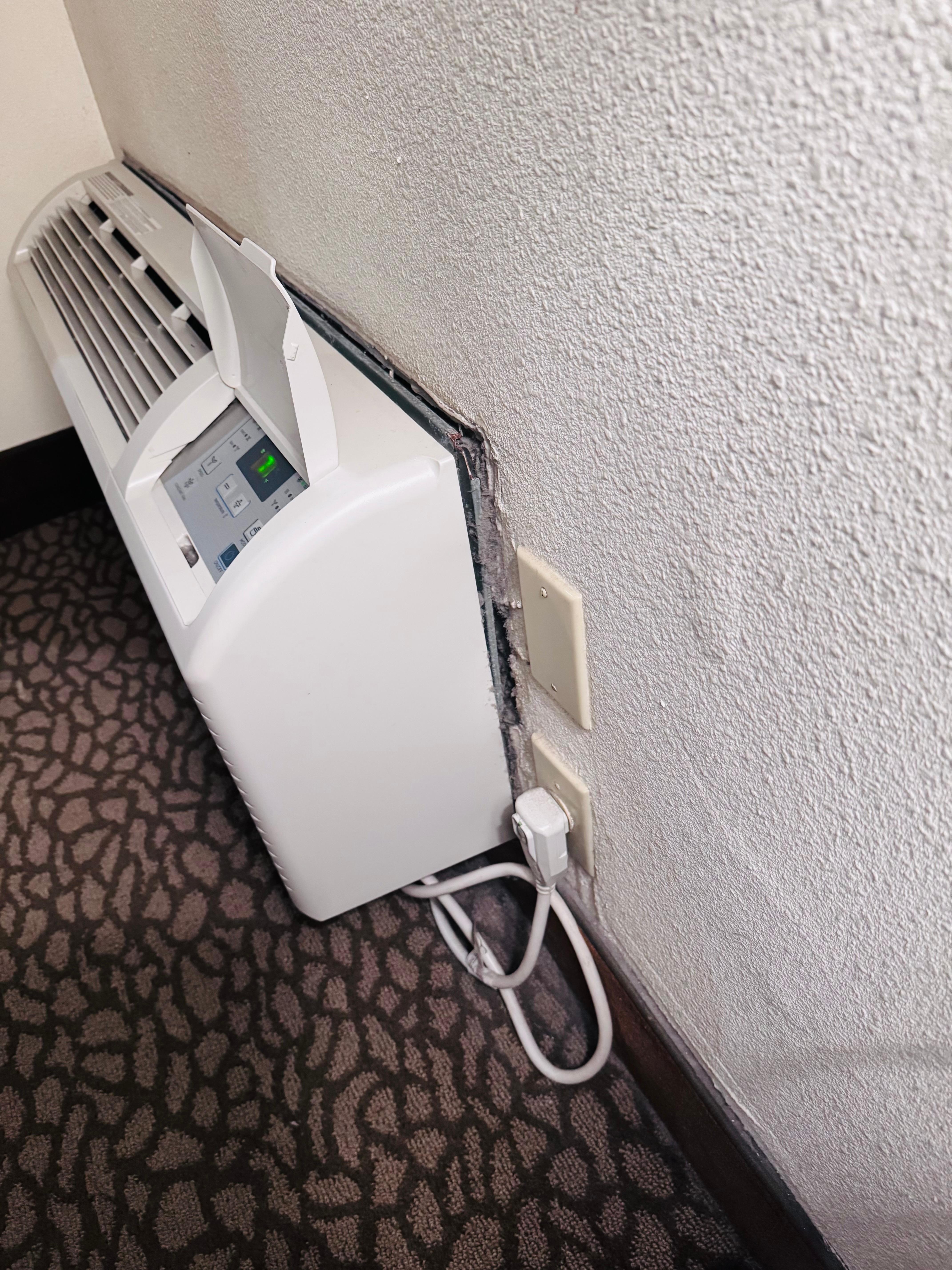 Filthy AC vents not properly connected   