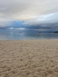 View from beach of property