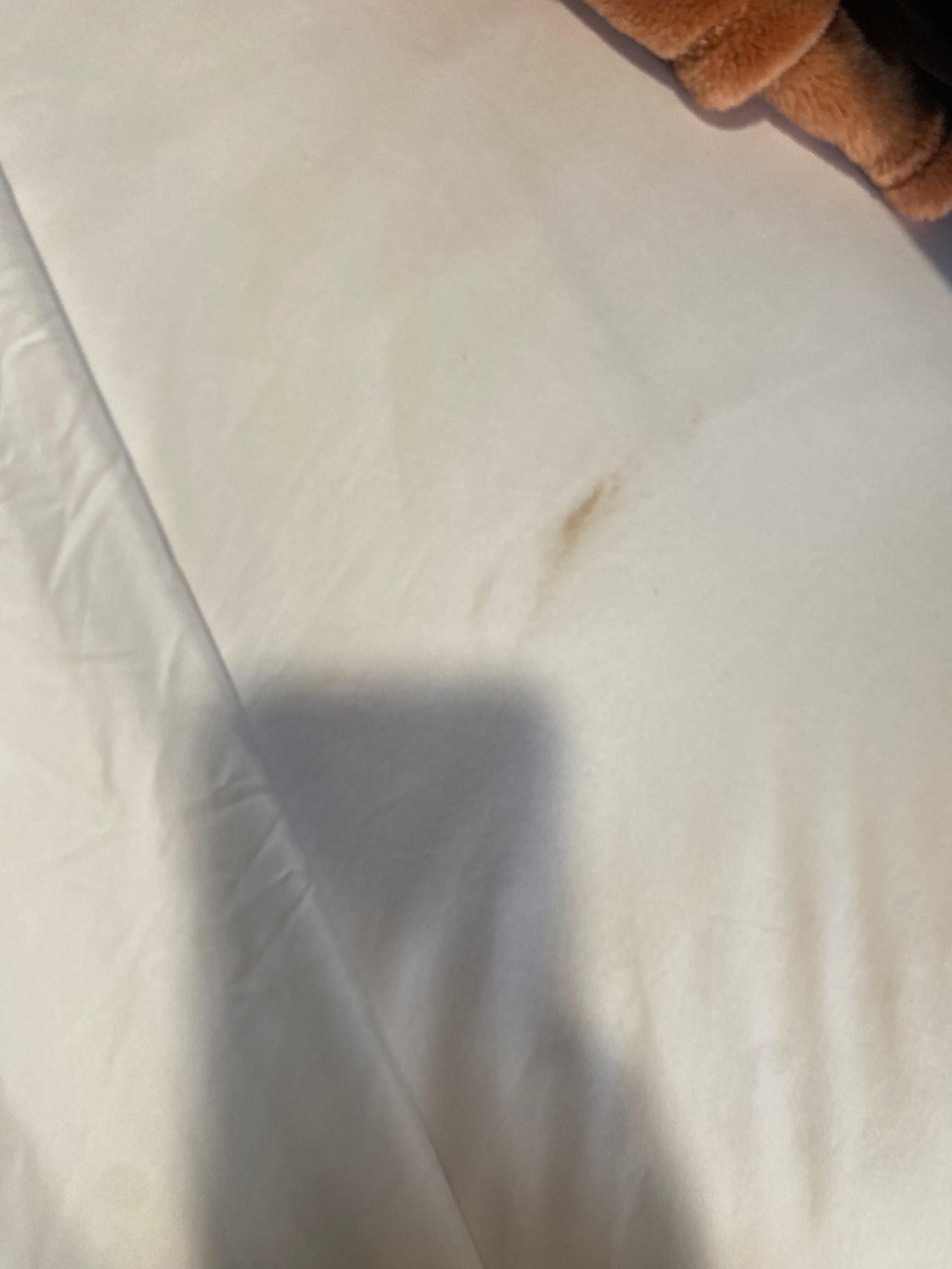 Stain on comforter 