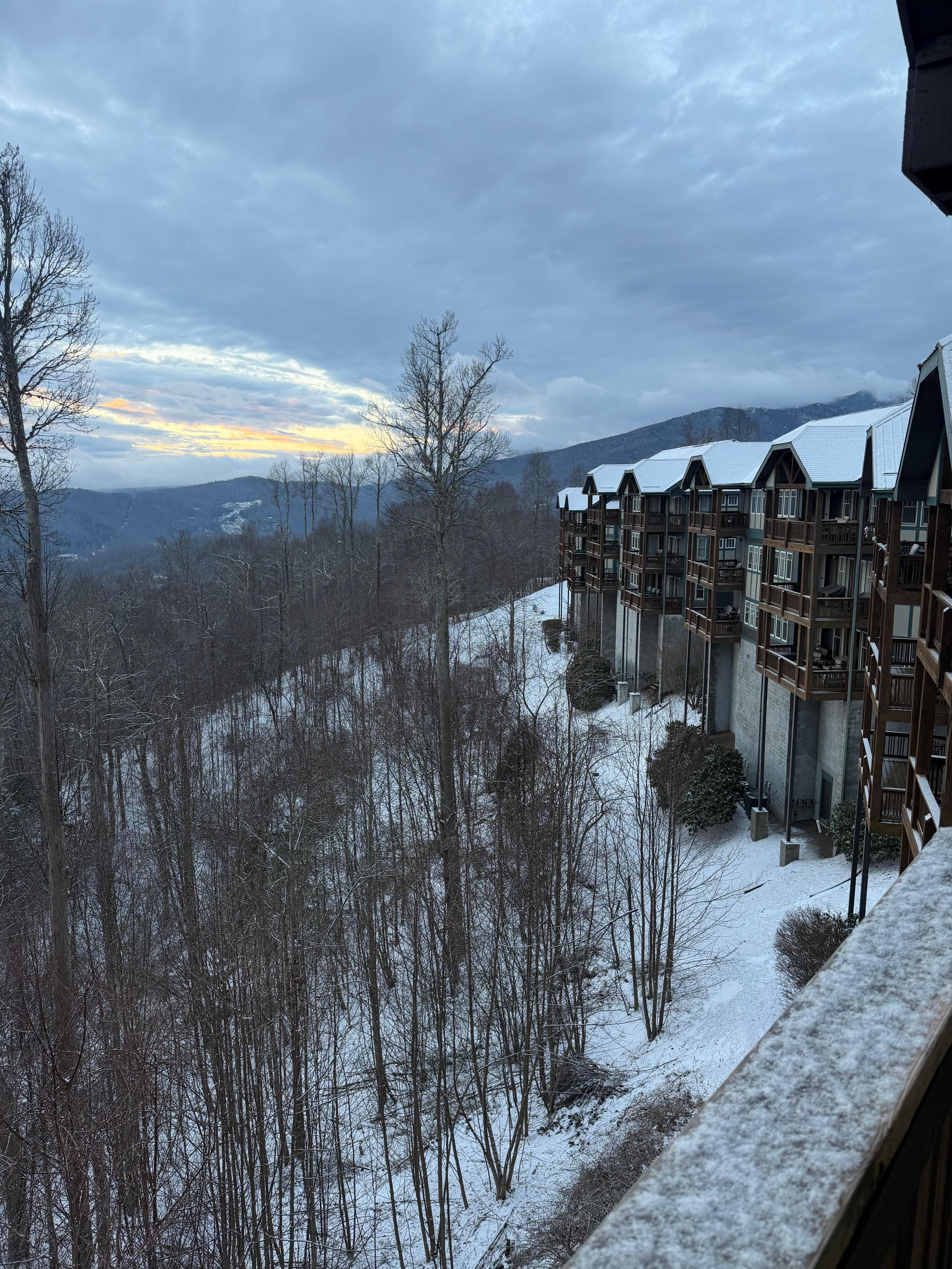 A snowy weekend was just what we wanted!