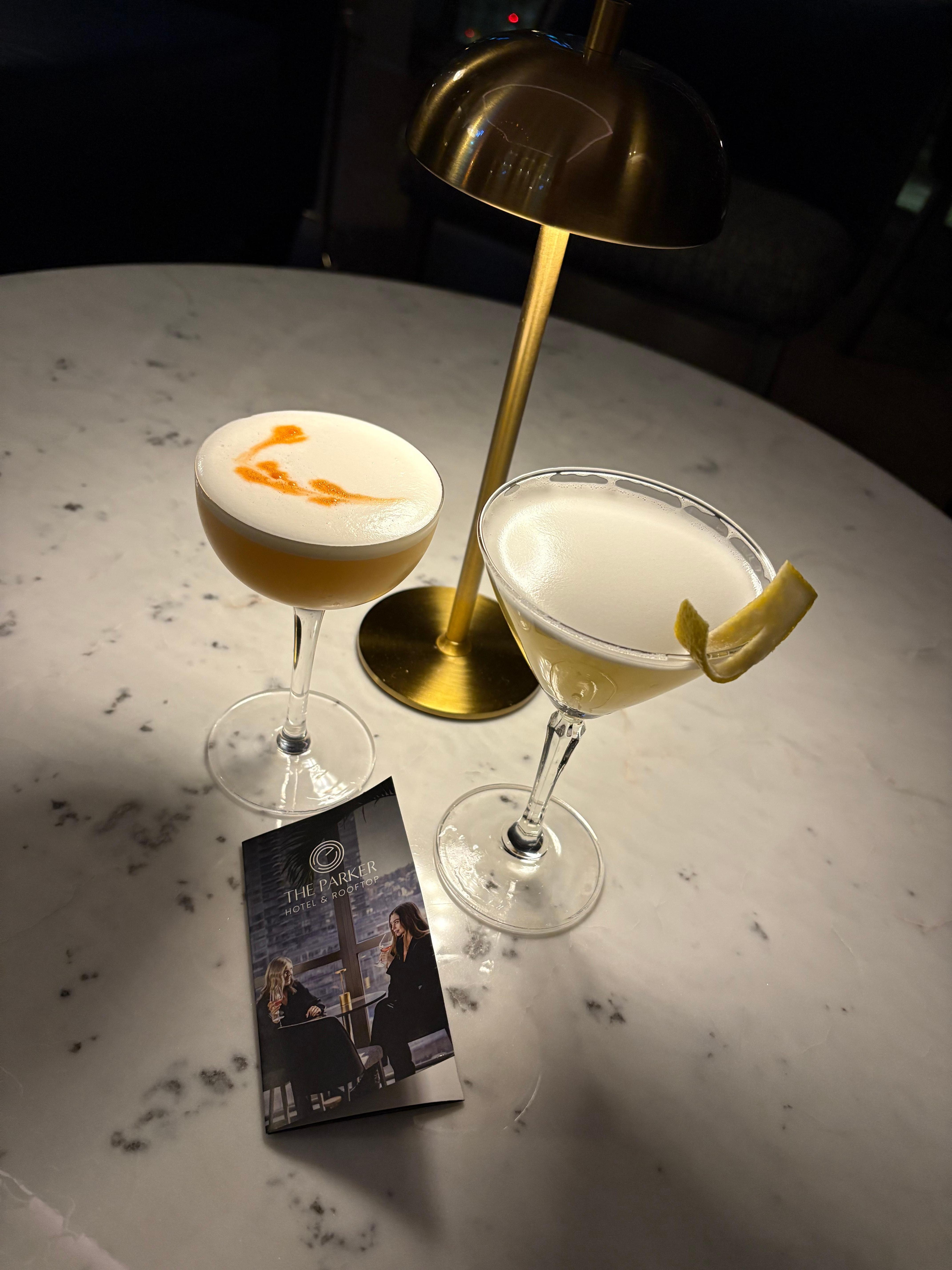 Delicious cocktails at the Rooftop bar!