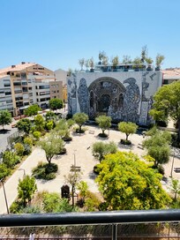 Garden view from balcony