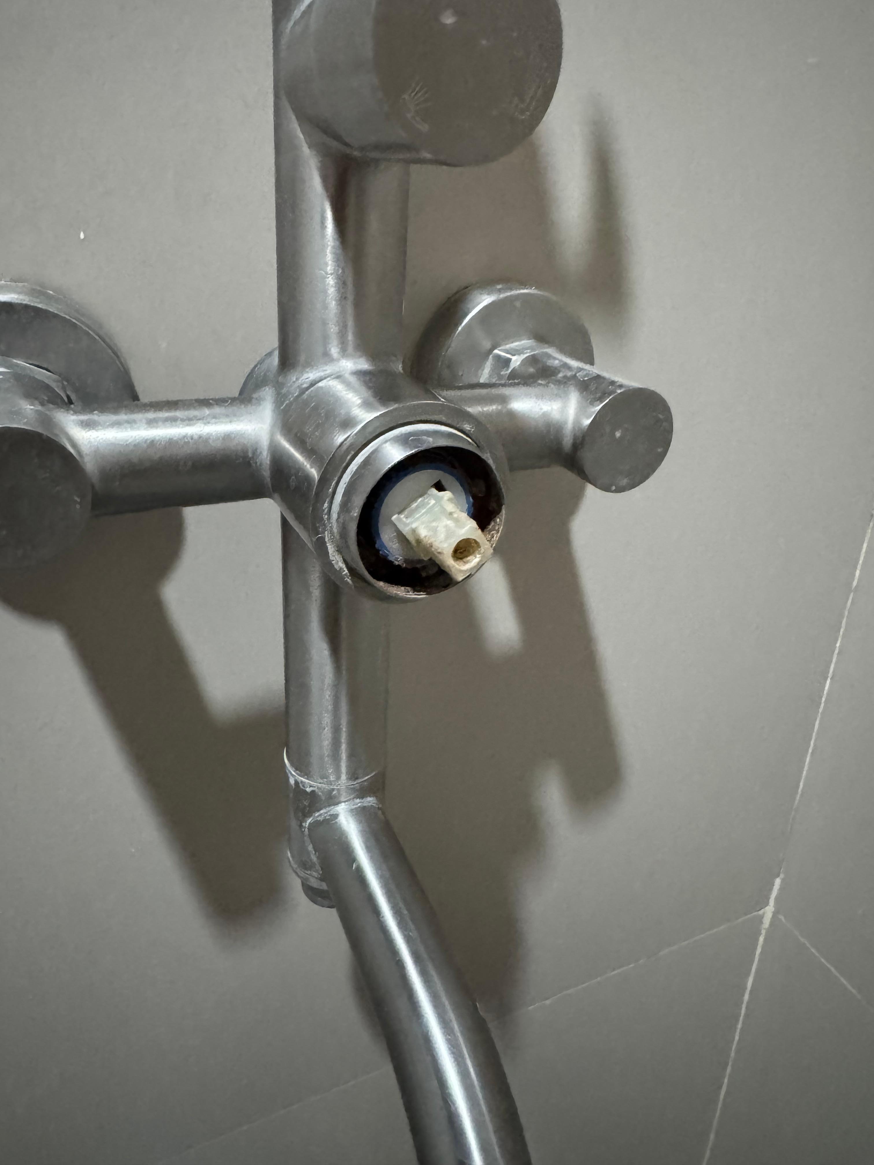 Broken shower with no running water 