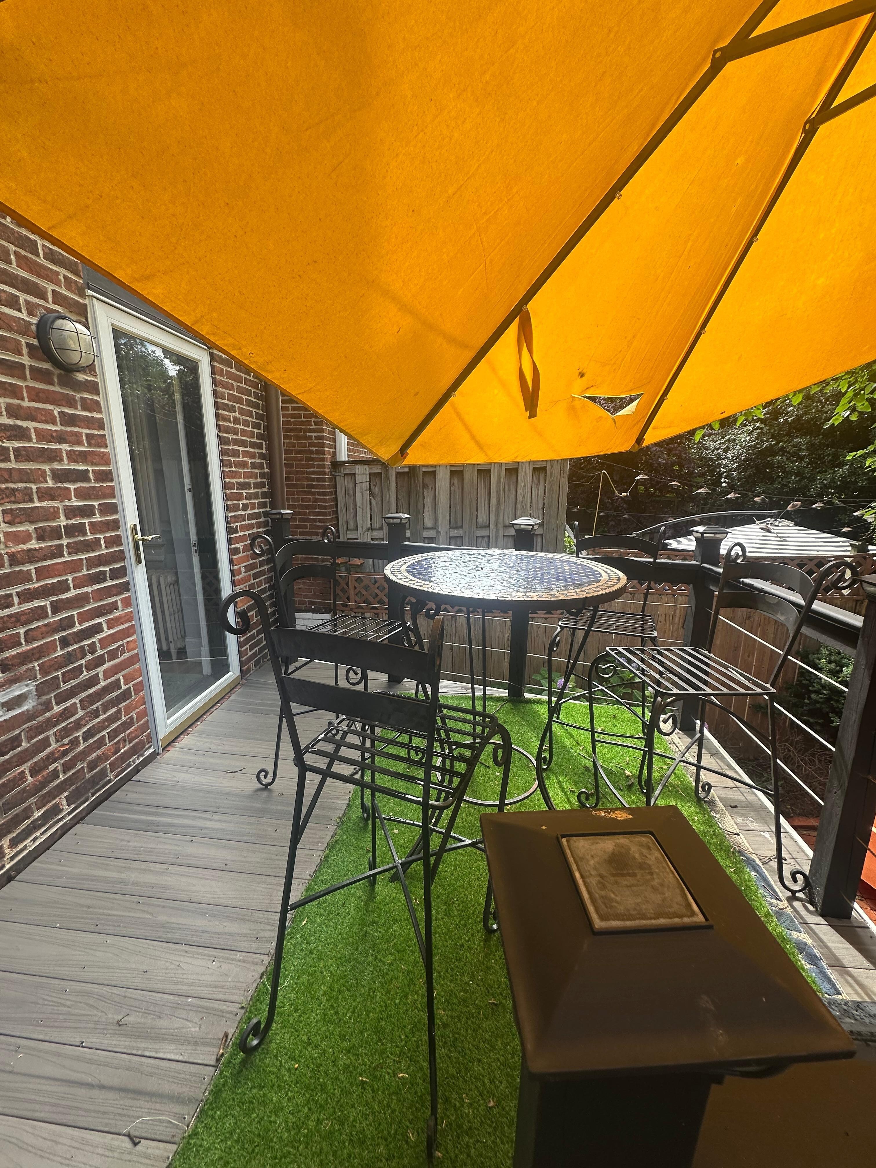 Back deck