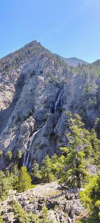 See this waterfall from the porch