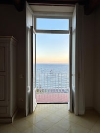 View from inside our room.