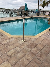 Pool area looking to the inlet