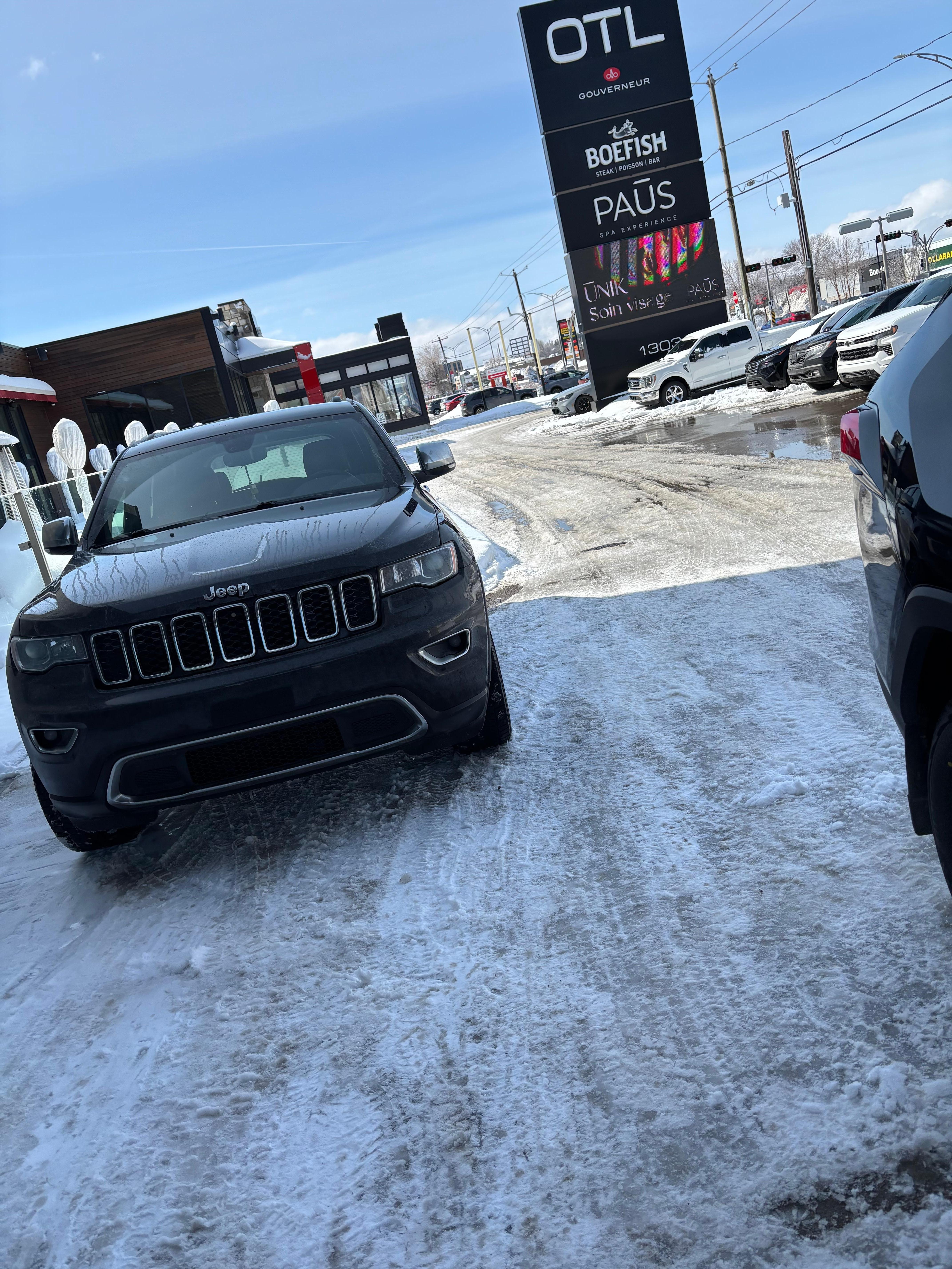 Parking is not the most convivial for guests 