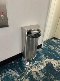 On my floor by the elevator