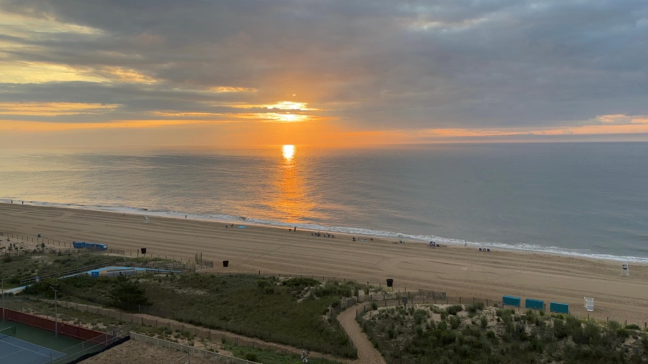 Morning sunrise from the balcony!