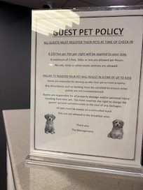 Pet policy