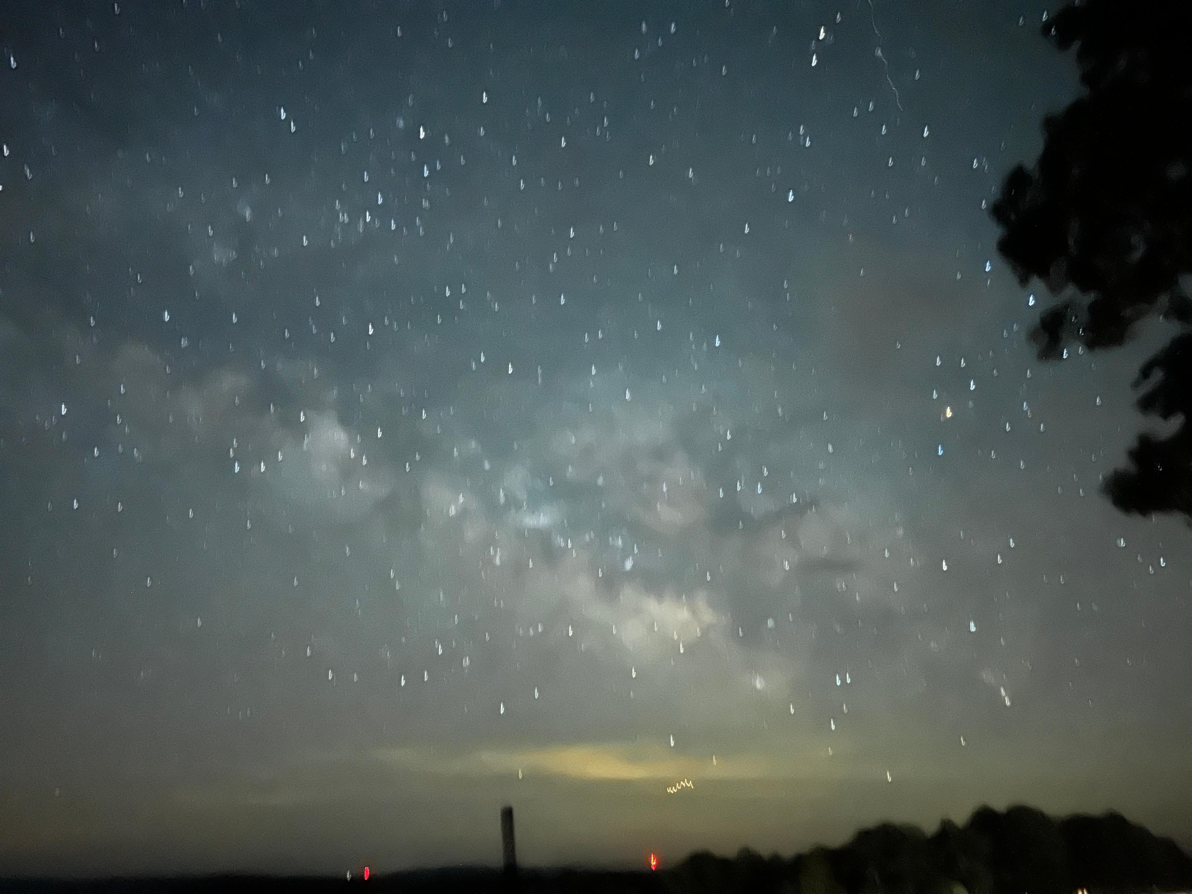 Milky Way at 10 pm from back yard! 