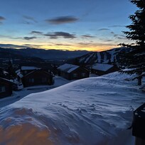 Beautiful sunrise from the patio