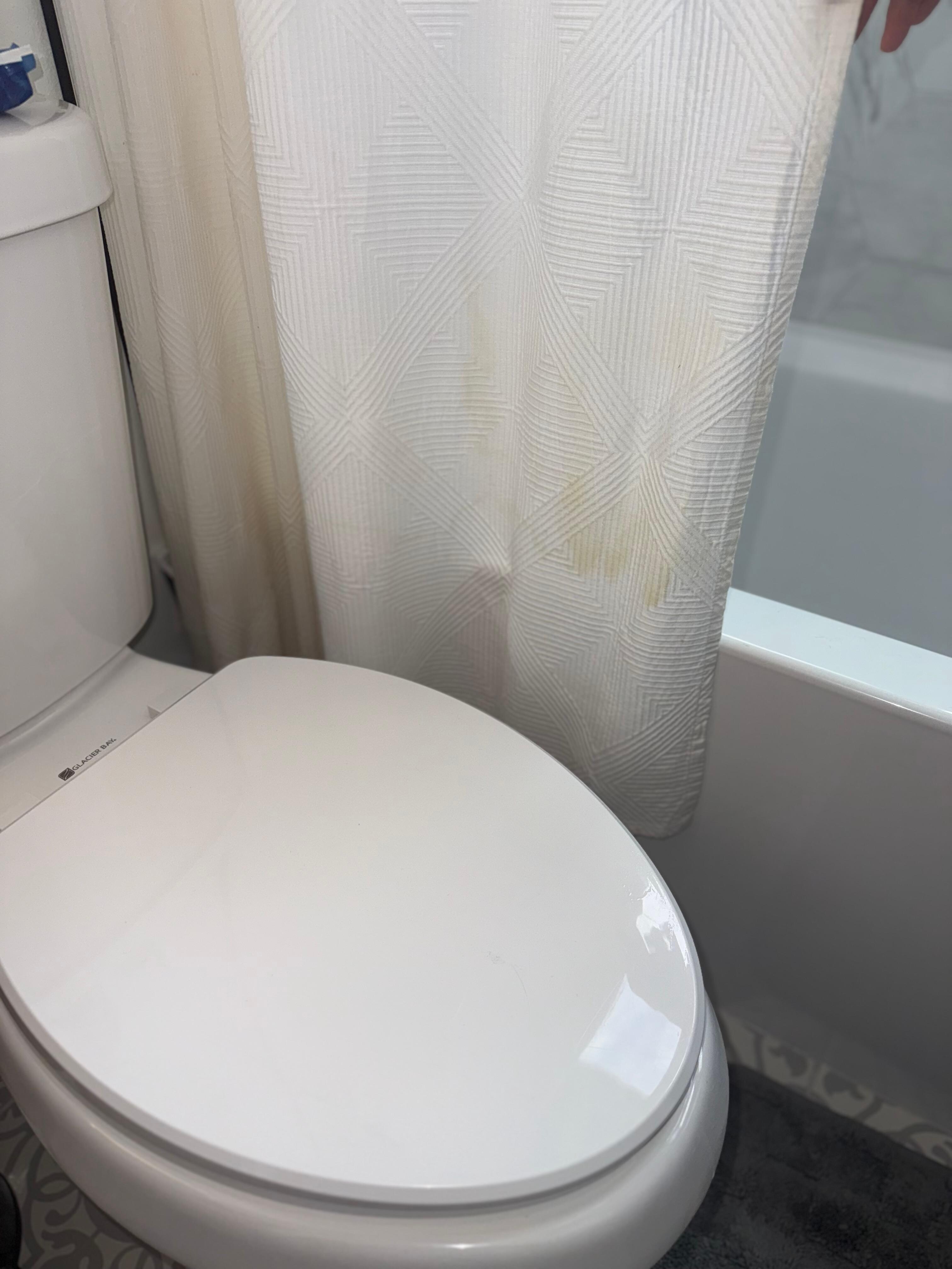 They didn’t attempt to clean urine stains and completely ignored the urine smell 