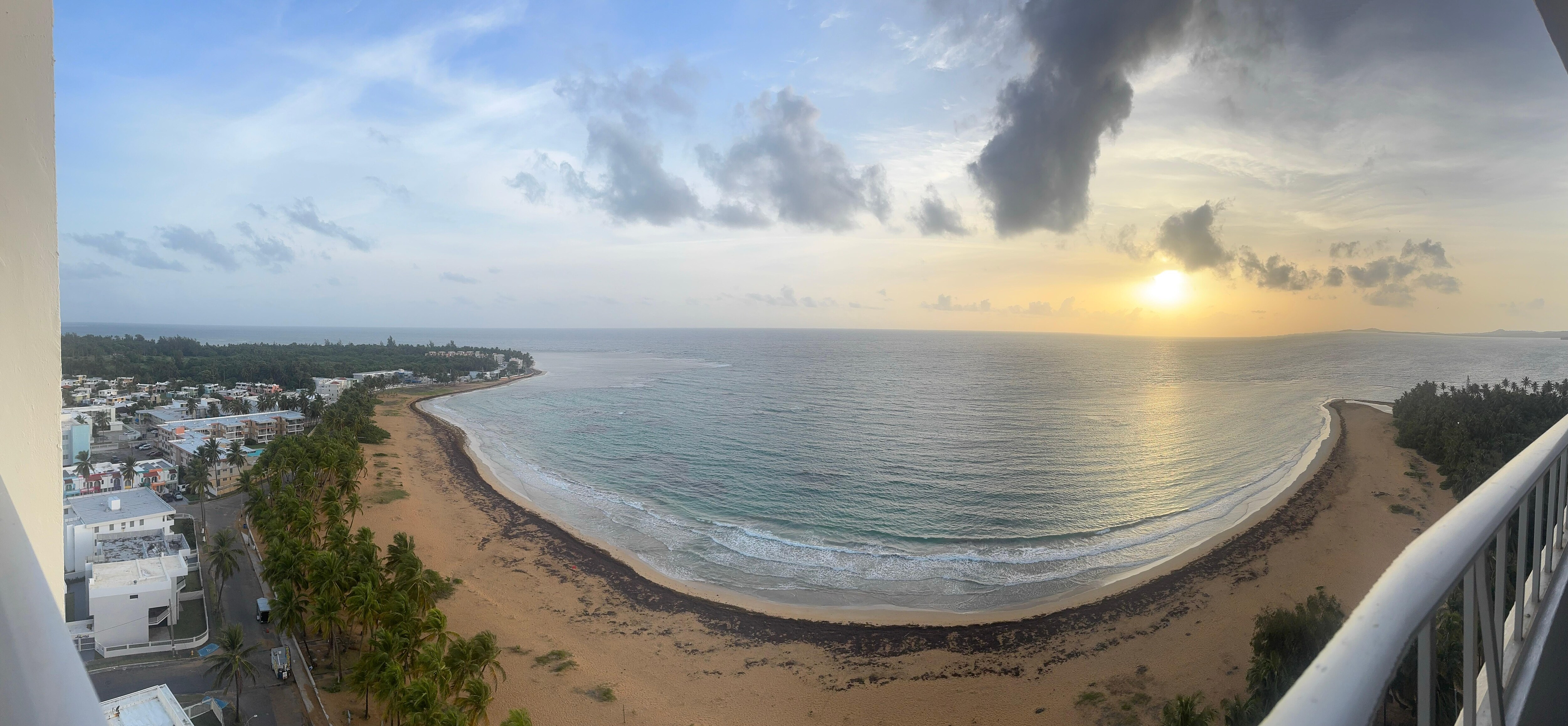 Panoramic shot from balcony 