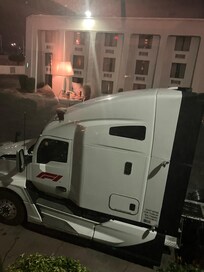 parked directly outside of our window