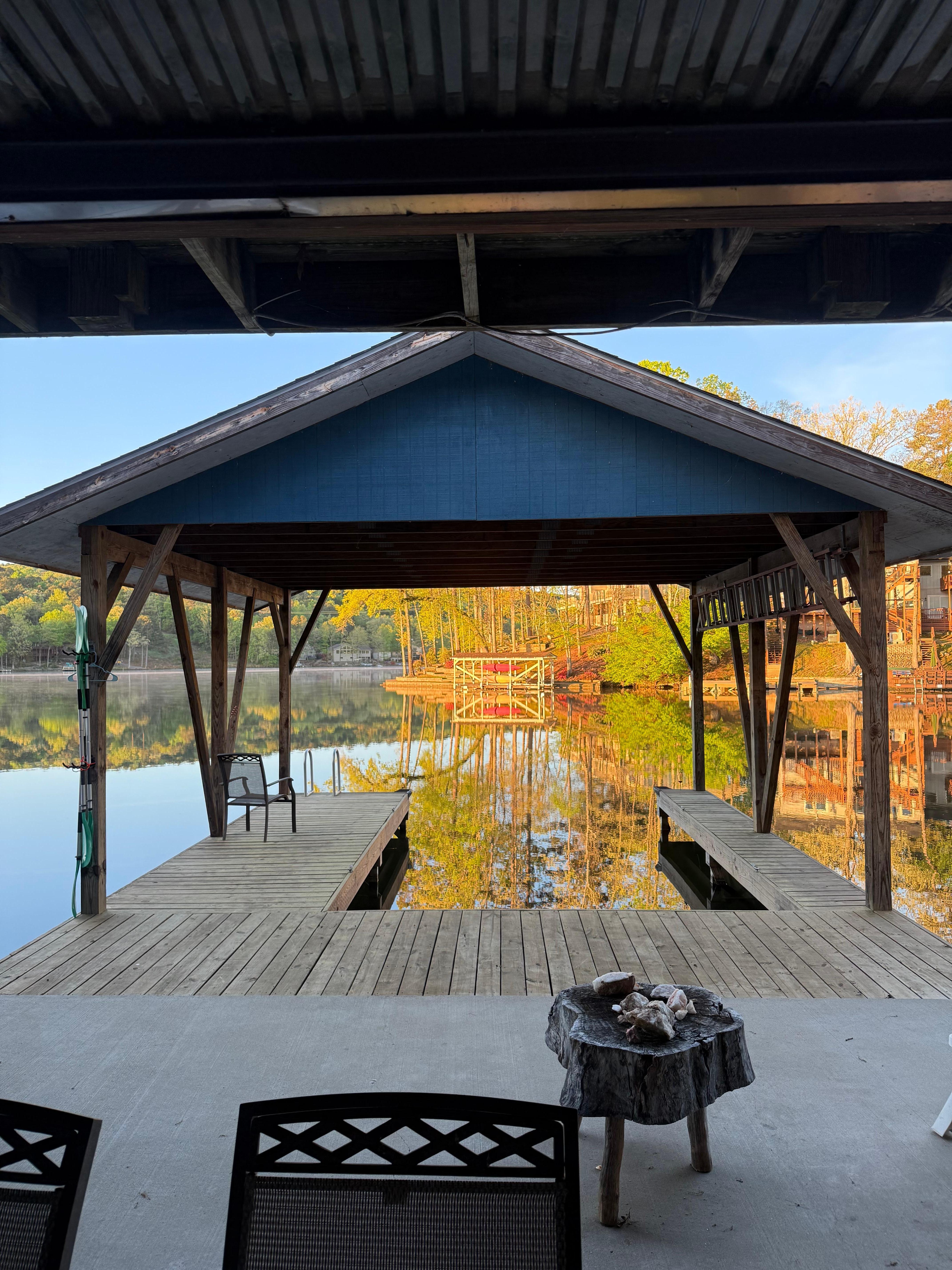 Sunrise from the lower patio