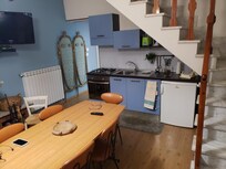 Comfortable living/kitchen area