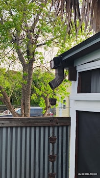 Camera's facing pool