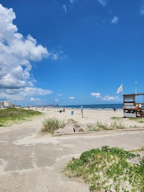 Area de la playa frente al hotel