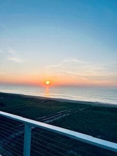 The view from the balcony. 