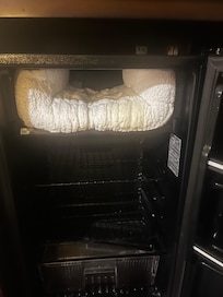 This was the freezer. Unusable.