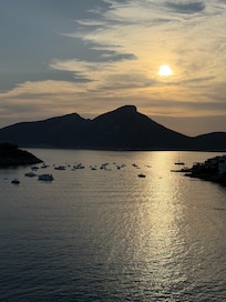 Vistas atardecer