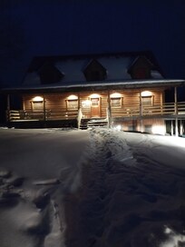 Our introduction as we came in at night.