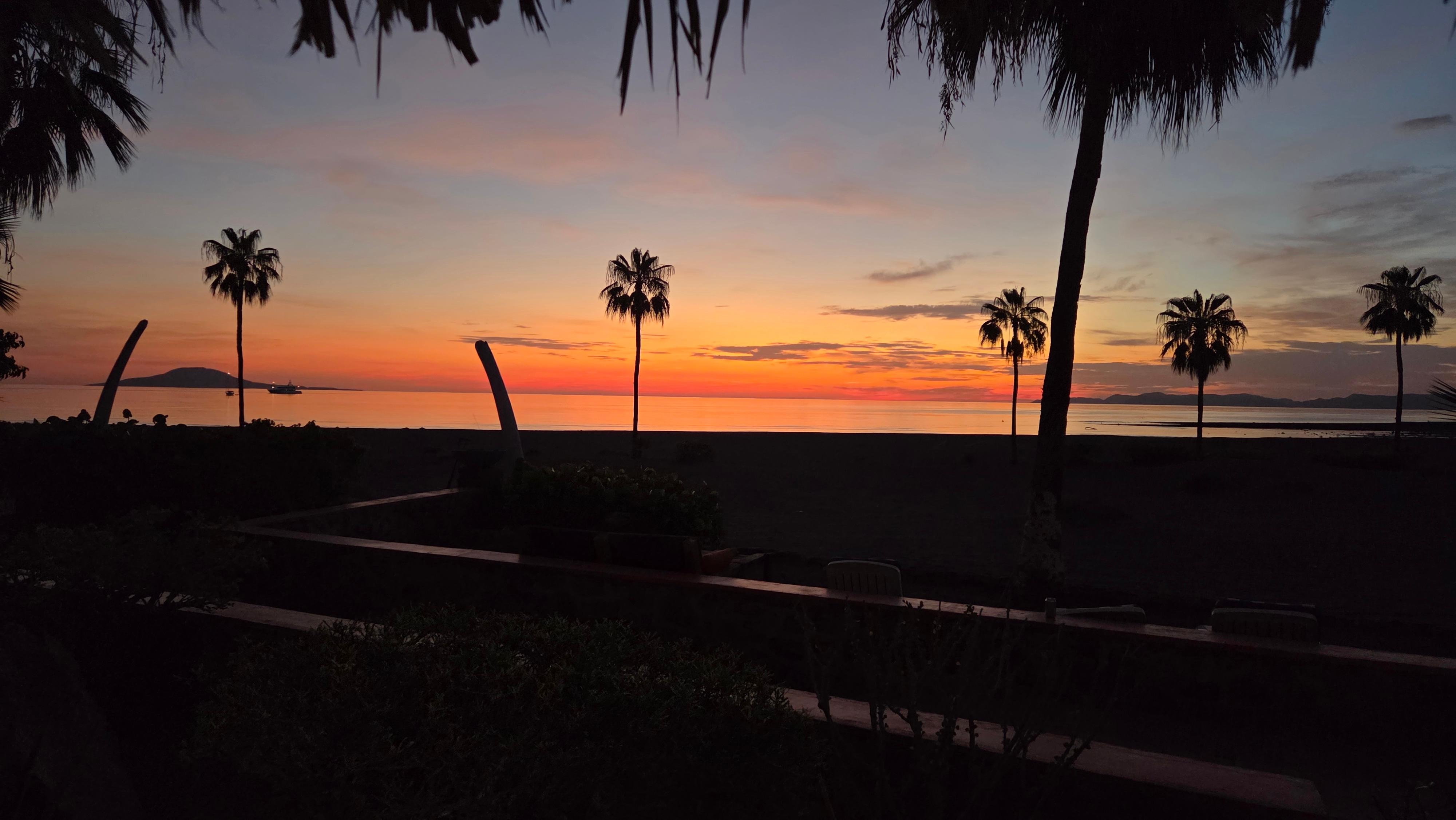 Sunrise from hotel.