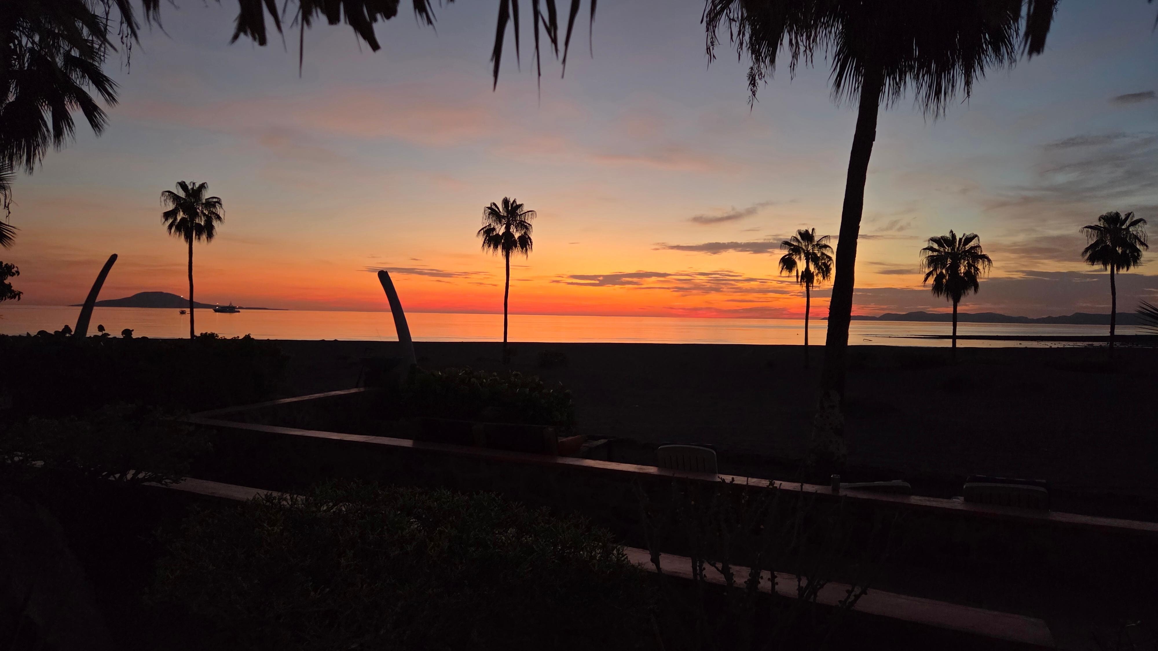 Sunrise from hotel.