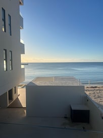 view from condo. The photo does not show it but the view is spectacular from inside the condo itself.