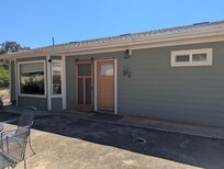 Exterior with patio.