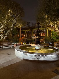 Arriving back at night… this is where the valet stand is!