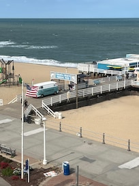 Fishing pier and restaurant view from room