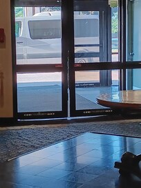 Front door broken