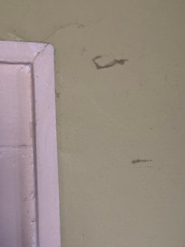 Dust on walls