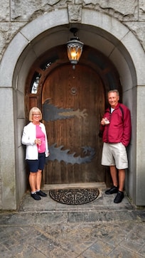 The dragon at the front door