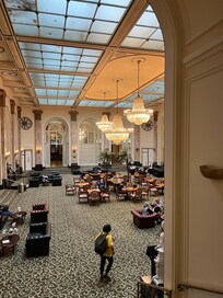 The public lounge at the Adelphi